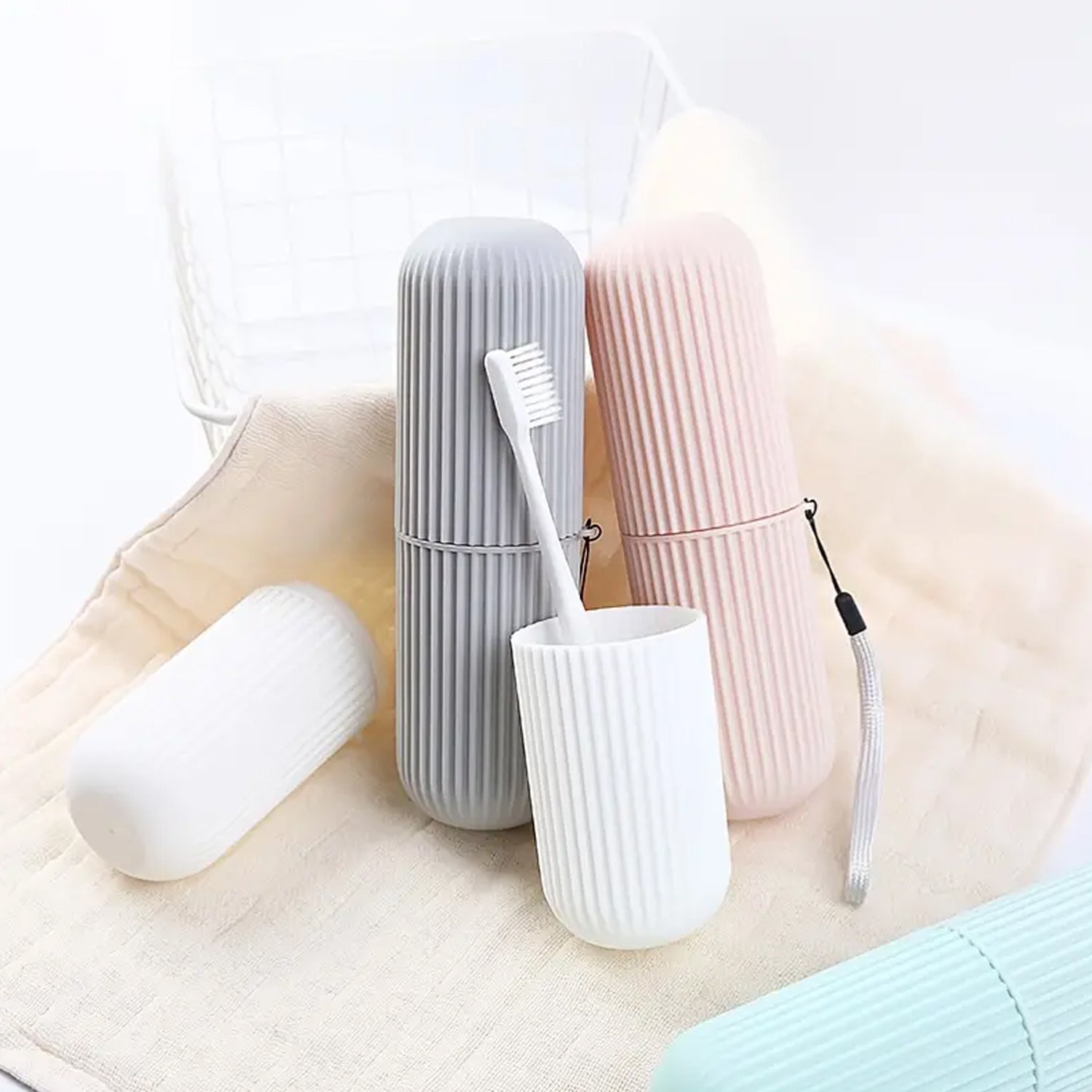 0308 Travel Toothbrush Holder, Portable Toothbrush Case for Traveling, Camping, Capsule Shape Travel Toothbrush Toothpaste Case Holder Portable Toothbrush Storage Plastic Toothbrush Holder With Rope and Brush 0308 Travel Toothbrush Holder, Portable Toothbrush Case for Traveling, Camping, Capsule Shape Travel Toothbrush Toothpaste Case Holder Portable Toothbrush Storage Plastic Toothbrush Holder With Rope and Brush